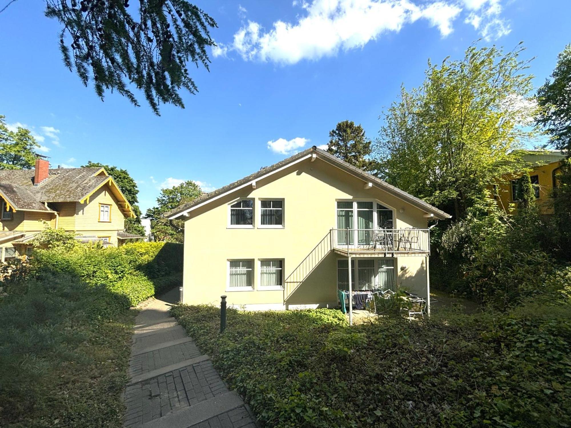 Haus Oie Idyll Mit Balkon 10 Minuten Zum Strand Zinnowitz Esterno foto